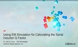 Using EM Simulation for Calculating the Spiral Inductor Q Factor Slides