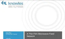 A Thin Film Microwave Feed Network Video
