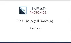 RF on Fiber Signal Processing Slides