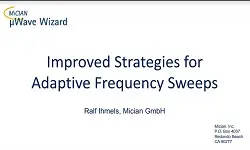 Improved Strategies for Adaptive Frequency Sweeps Video