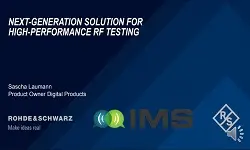 Next Generation Solution for High Performance RF Testing Slides