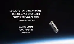 Lora Patch Antenna and Cots Based Receiver Module for Disaster Mitigation M2M Communications