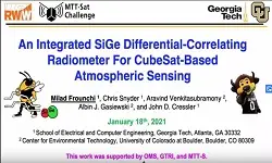 An Integrated SiGe Differential Correlating Radiometer for CubeSat Based Atmospheric Sensing