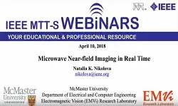 Microwave Near Field Imaging in Real Time Video