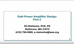 GaN Power Amplifier Design Part 2 Video
