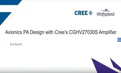 Avionics PA Design with Cree''s CGHV27030S Amplifier