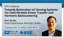 Towards Batteryless IoT Sensing Systems: Far Field Wireless Power Transfer and Harmonic Backscattering
