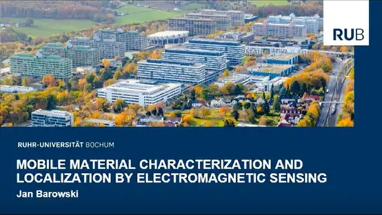 Mobile Material Characterization and Localization by Electromagnetic Sensing