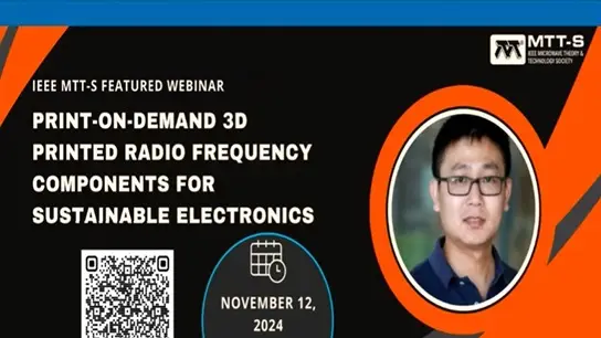 Print-on-Demand 3D Printed Radio Frequency Components for Sustainable Electronics