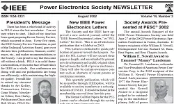 PELS Newsletter 2002 3rd Quarter