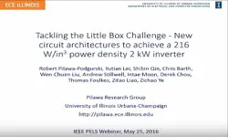 Tackling the Little Box Challenge: New circuit architectures to achieve a 216 W in 3 power density 2 kW inverter Video