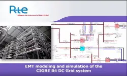 EMT Modeling and Simulation of the CIGRE B4 DC Grid System Video