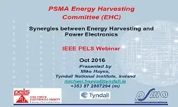 Synergies between energy harvesting and power electronics Slides