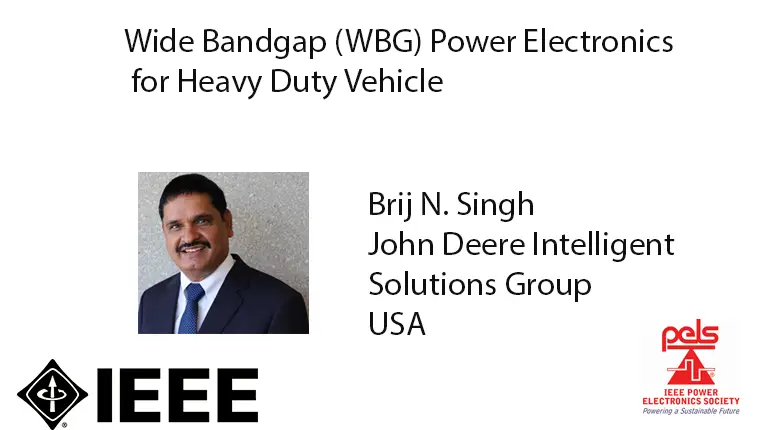 Wide Bandgap (WBG) Power Electronics for Heavy Duty Vehicle-Video