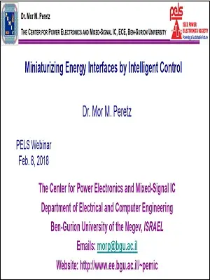 Miniaturizing Energy Interfaces by Intelligent Control Slides