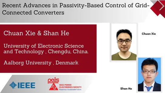 Recent Advances in Passivity-Based Control of Grid-Connected Converters-Slides