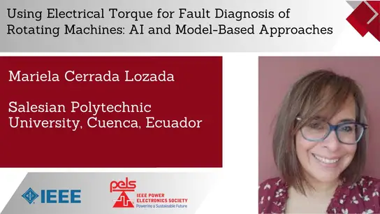 Using Electrical Torque for Fault Diagnosis of Rotating Machines: AI and Model-Based Approaches-Video