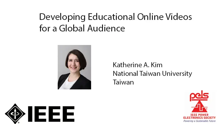 Developing Online Educational Videos for a Global Audience-Video