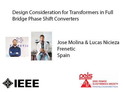 Design Consideration for Transformers in Full-Bridge Phase Shift Converters-Slides