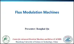 Flux Modulation Machines Video