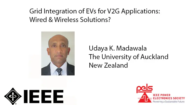 Grid Integration of EVs for V2G Applications-Wired and Wireless Solutions-Video