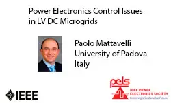 Power Electronics Control Issues in LV DC Microgrids-Video