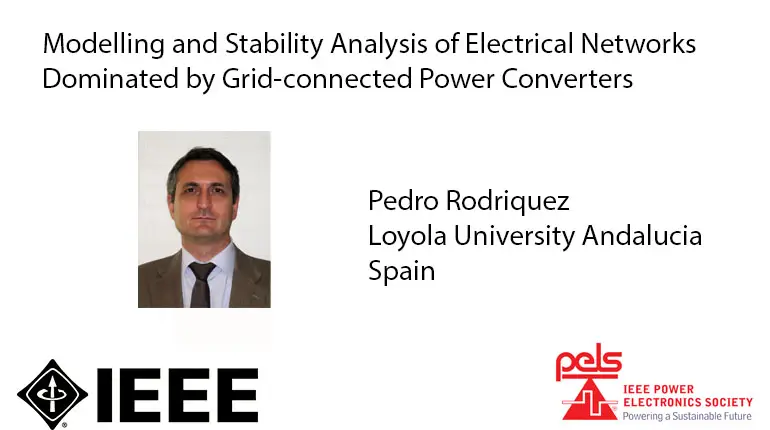 Modelling and Stability Analysis of a Electrical Networks Dominated by Grid-Connected Power Converters-Video