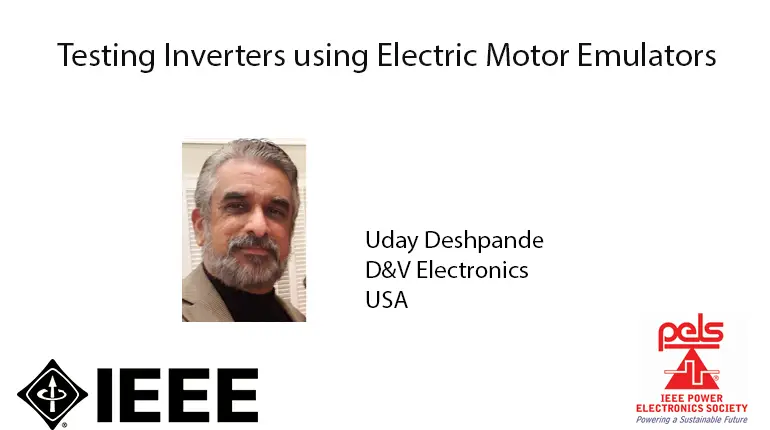 Testing Inverters with Electric Motor Emulators-Video