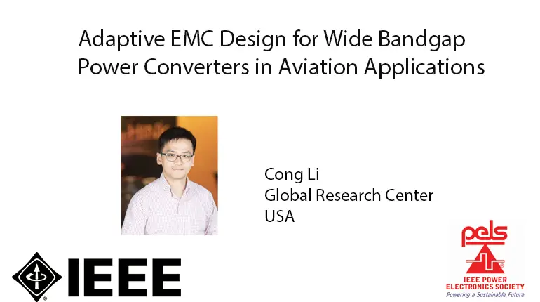 Adaptive EMC Design for Wide Bandgap Power Converters in Aviation Applications-Video