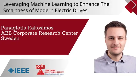 Leveraging machine learning to enhance the smartness of modern electric drives-Slides