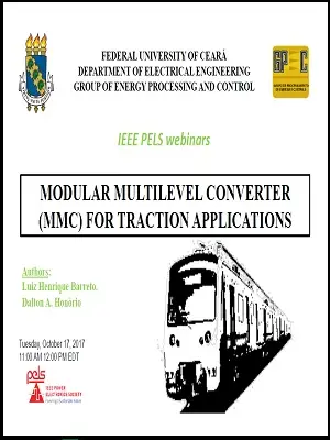 Modular Multilevel Converter (MMC) for Traction Applications Slides