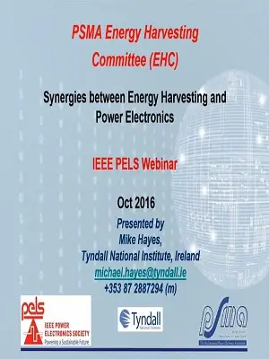 Synergies between energy harvesting and power electronics Video