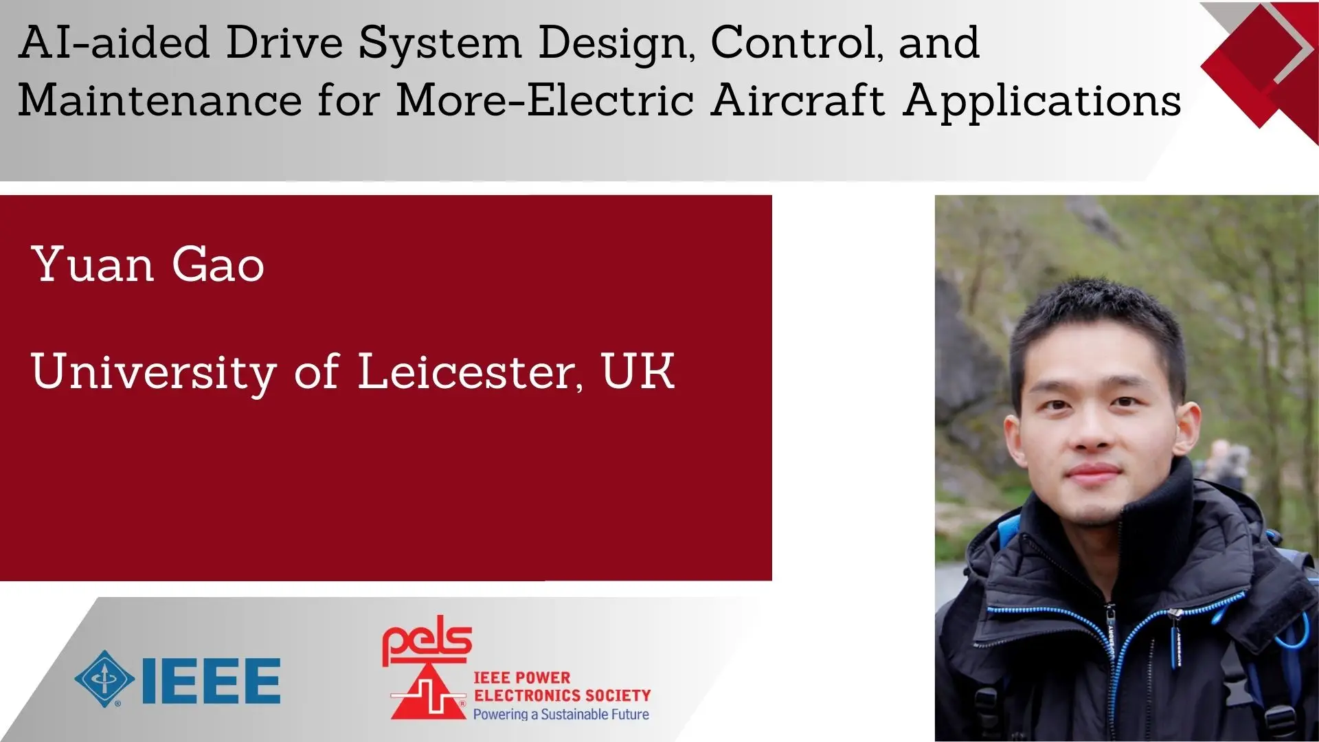 AI-aided Drive System Design, Control, and Maintenance for More-Electric Aircraft Applications-Video