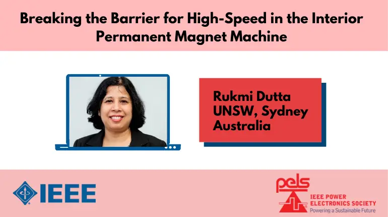 Breaking the Barrier for High-Speed in the Interior Permanent Magnet Machine-Video