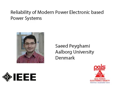 Reliability of Modern Power Electronic based Power Systems-Slides