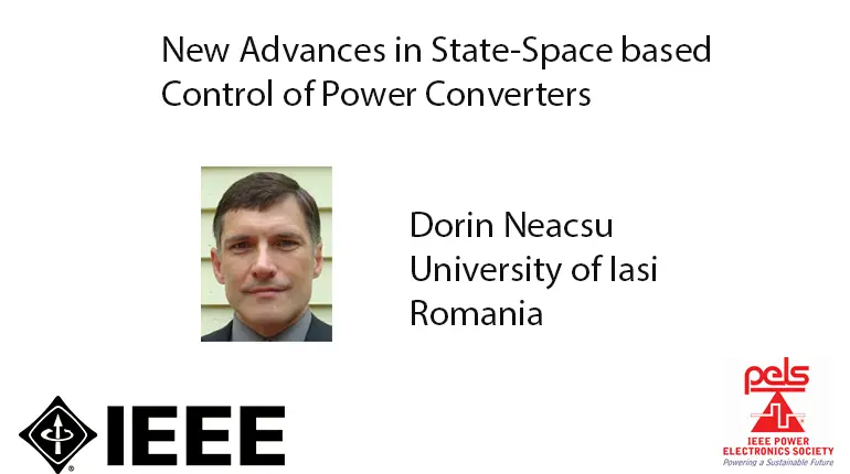 New Advances in State-Space based Control of Power Converters-Video