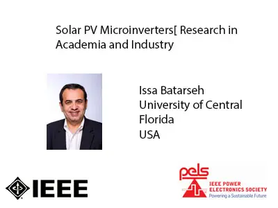 Solar PV Microinverters- Research in Academia and Industry-Slides