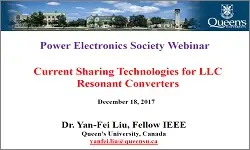 Current sharing technologies for LLC resonant converters Video