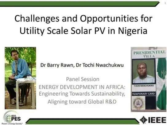 ENERGY DEVELOPMENT IN AFRICA Engineering Towards Sustainability Natural Gas Renewable Energy Micro Grids ICT and aligning with Global R and D