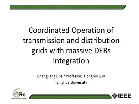 Grid Architecture to Integrate Massive Distributed Resources into Bulk Power Systems