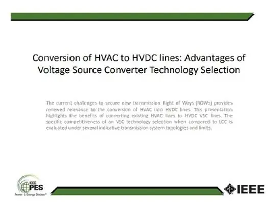 Integration of (VSC) HVDC in existing power systems