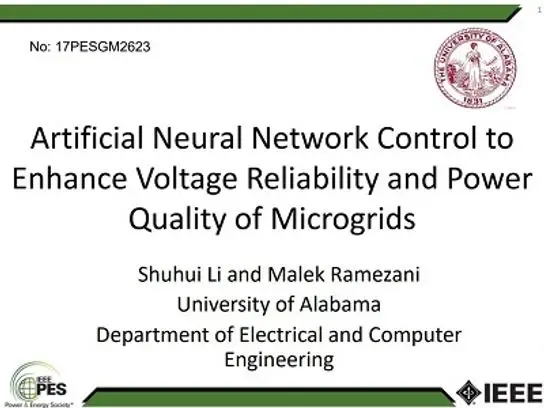 Intelligent Systems for Voltage Control in Smart Grids