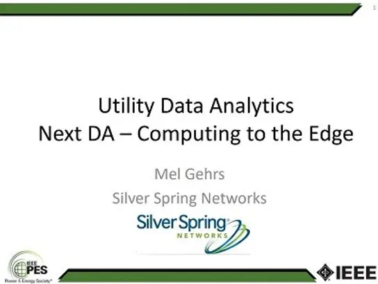 Utility Data Analytics