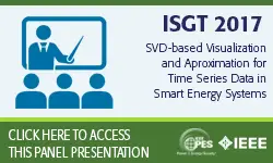 SVD-based Visualization and Approximation for Time Series Data in Smart Energy Systems