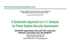 A Systematic Approach to n-1-1 Analysis for Power System Security Assessment