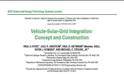 Vehicle Solar Grid Integration: Concept and Construction