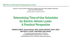 Determining Time-of-Use Schedules for Electric Vehicle Loads: A Practical Perspective