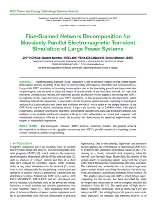 Fine-Grained Network Decomposition for Massively Parallel Electromagnetic Transient Simulation of Large Power Systems