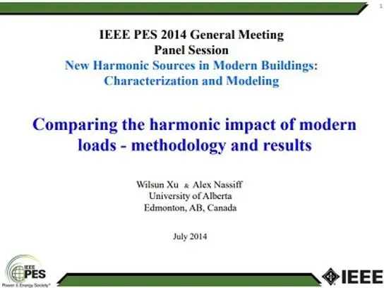 NEW HARMONIC SOURCES IN MODERN BUILDINGS: CHARACTERIZATION AND MODELING