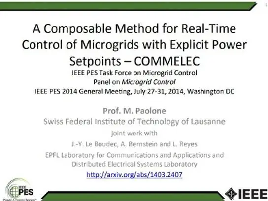 Microgrid Control